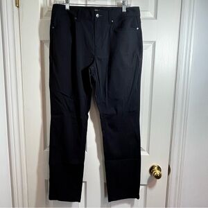 NWT Toad&Co Men's Black Chinos Rover 5 Pocket Lean Pant Size 32